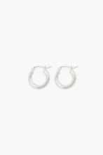 Load image into Gallery viewer, Silver hoops - No. 12100

