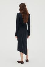 Load image into Gallery viewer, Long Sleeve Midi Dress With Fixed Buckle, 2254 Day To Evening Jersey
