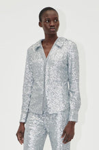 Load image into Gallery viewer, Double Collar Shirt, 2260 Sequins
