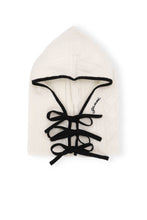 Load image into Gallery viewer, Cashmere Mix Knit Tie String Balaclava
