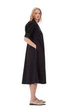 Load image into Gallery viewer, Cotton Poplin V-Neck Maxi Dress
