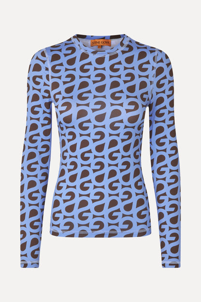 Elastic Long Sleeve Top