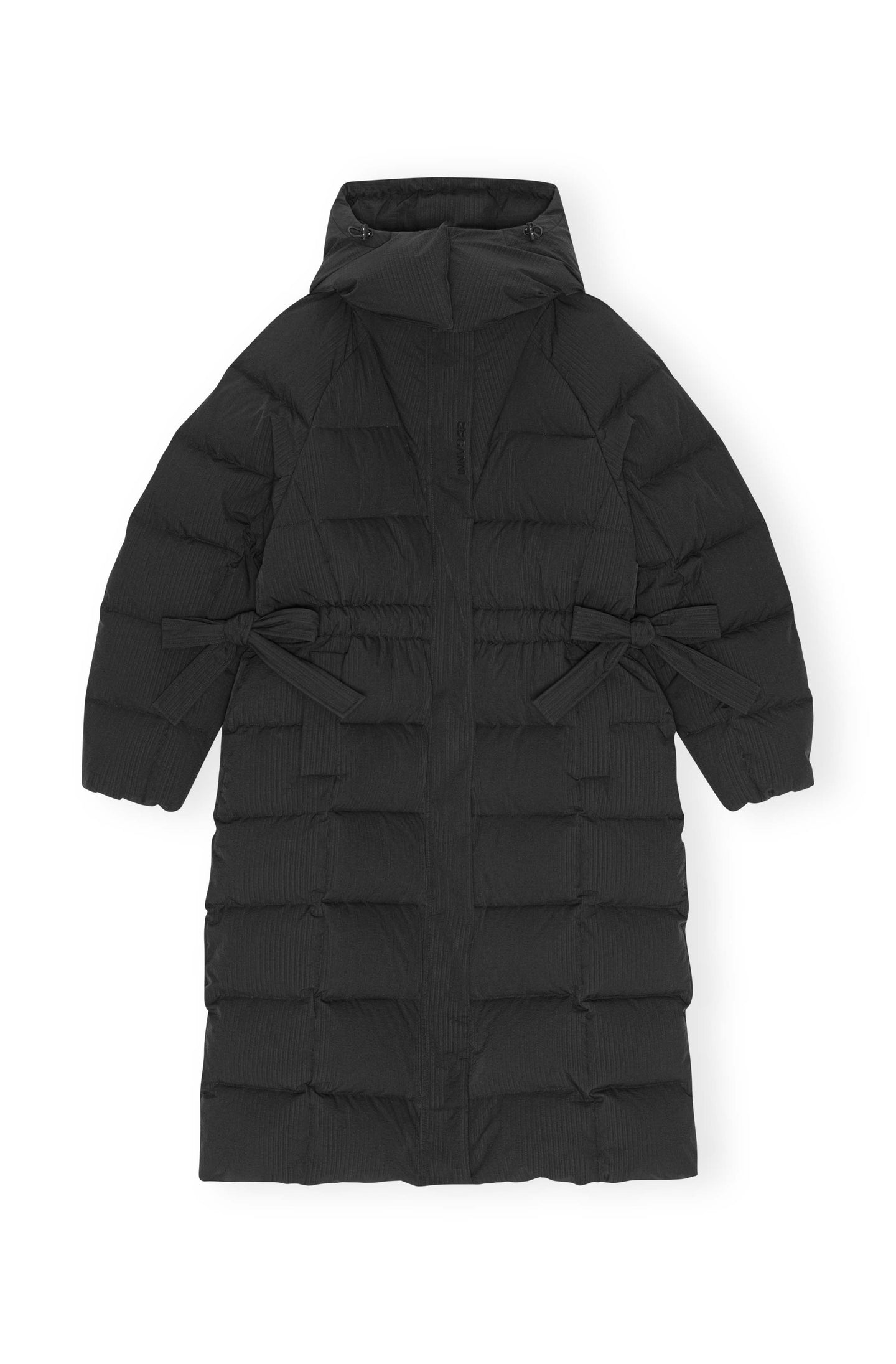 Tech Seersucker Puffer Coat