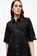 Load image into Gallery viewer, Cotton Poplin Long Shirt Dress
