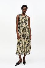 Load image into Gallery viewer, Printed Pleats Smock Midi Straps Dress
