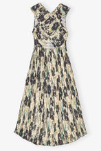 Load image into Gallery viewer, Printed Pleats Smock Midi Straps Dress
