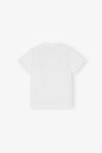 Load image into Gallery viewer, WHITE BASIC COTTON JERSEY TEDDY RELAXED T-SHIRT
