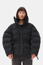 Load image into Gallery viewer, Tech Seersucker Oversized Puffer Jacket
