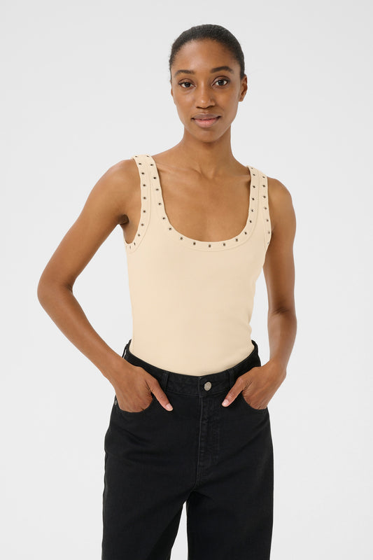 Drew reversible eyelet top