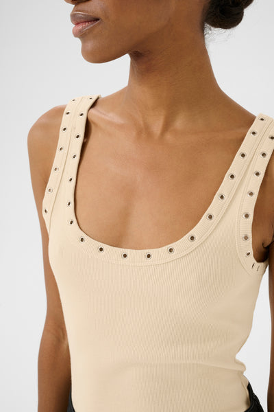 Drew reversible eyelet top