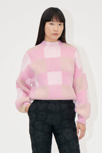 Load image into Gallery viewer, Gingham Check Sweater, 2327 Alpaca Knit
