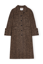 Load image into Gallery viewer, Herringbone Wool Coat
