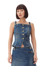 Load image into Gallery viewer, Heavy Washed Denim Top
