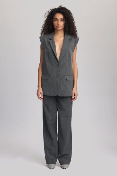 Joelle pinstripe waistcoat