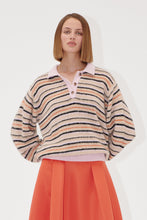 Load image into Gallery viewer, Alpaca Cotton, Long Sleeve Knit Polo
