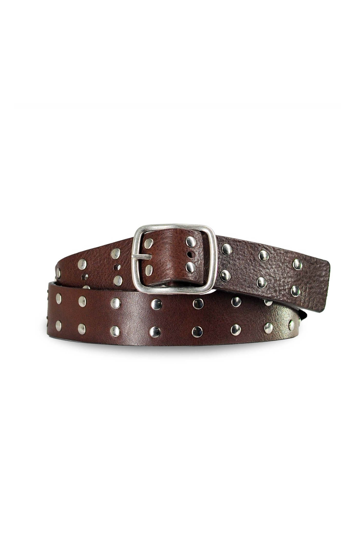 RIVET BELT BROWN