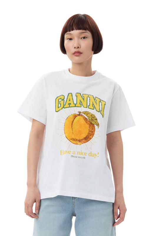 Basic Jersey Peach Relaxed T-shirt