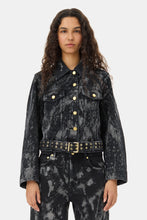 Load image into Gallery viewer, Heavy Denim Belted Jacket
